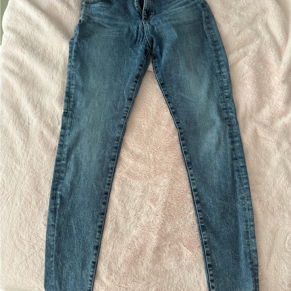 AG Adriano Goldschmied Women's Blue Skinny Jeans